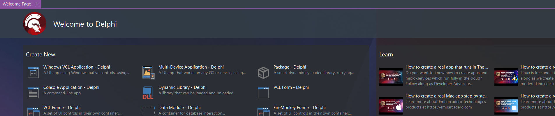 A screen shot of the Delphi IDE