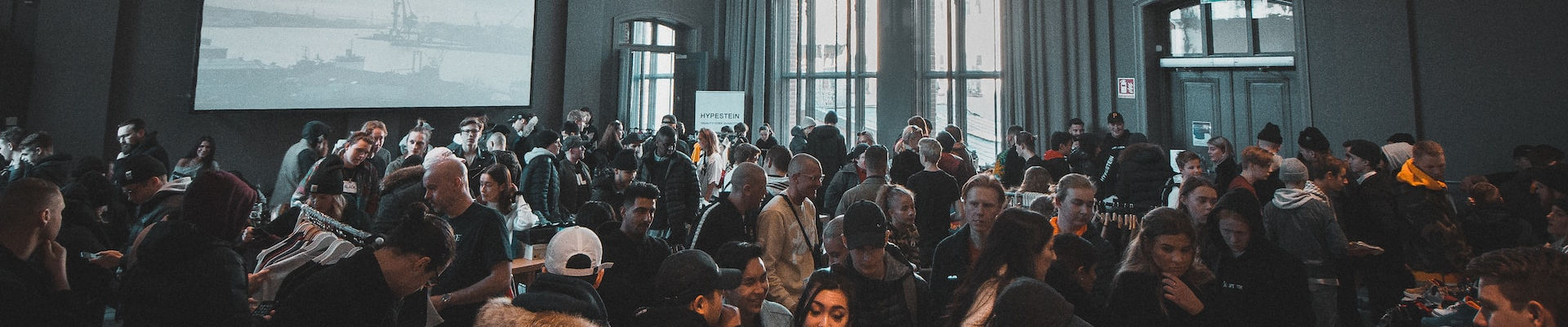 An image of a crowd of people at an event