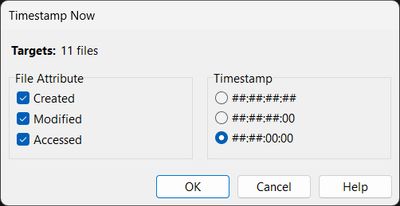 Timestamp Now UI