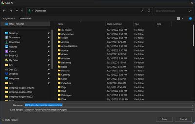 Windows Browser Download Save Dialog FIXED