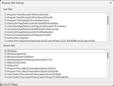 Windows Path View App