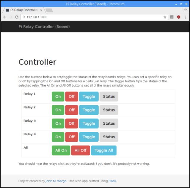 Data Center Power Controller Relay Array Raspberry Raspberry Pi Relay Controller: John M. Wargo