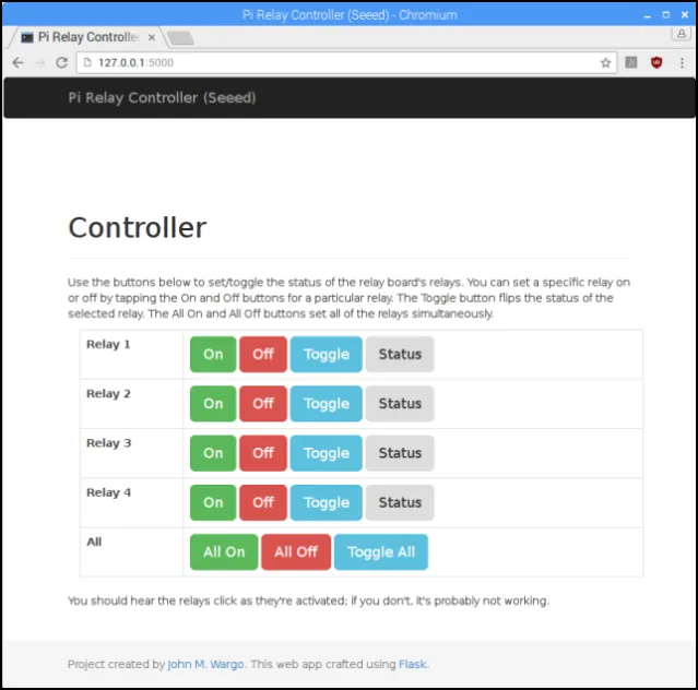 Pi Relay Controller 1