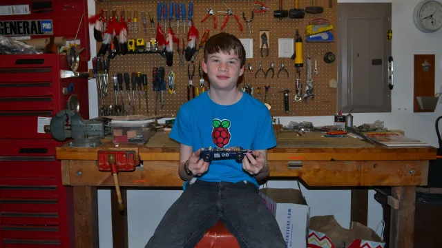 A Boy and His Arduino Powered Pinewood Derby Car
