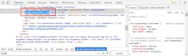 Chrome Developer Tools: Searching Text