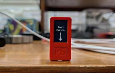 An image of a M5Stack M5StickC-Plus device running my sketch