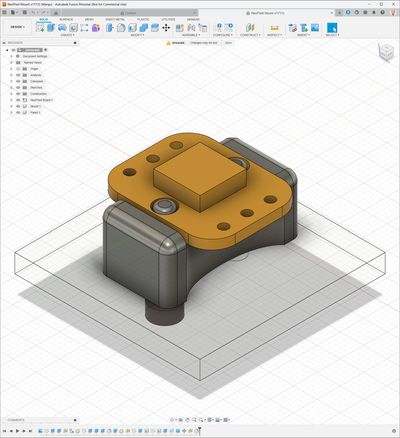NeoPixel Riser Mount in Fusion 360