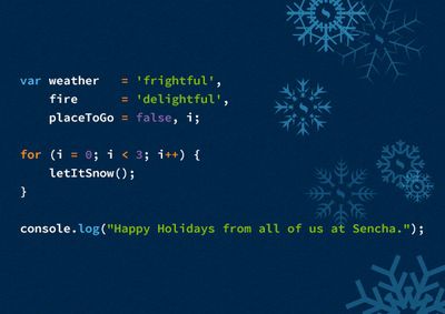 Sencha Holiday Card