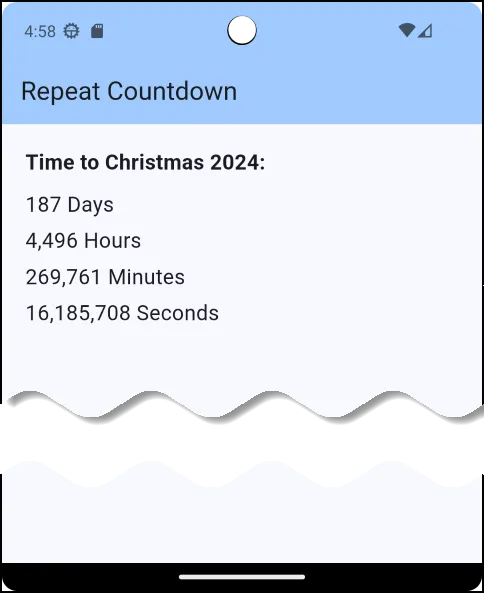 Repeat Countdown App