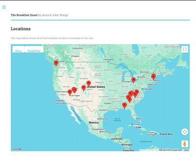 The Breakfast Quest Locations page